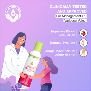 Ayurvedic medicine for varicose veins Var-Erase lotion